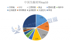 2019中国锂电负极材料企业TOP10